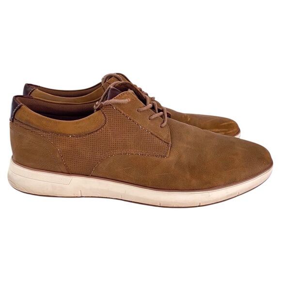 Nordstrom Rack Mens Braxton Ortholite Lace-Up Comfort Sneakers Tan Size 12M - Picture 2 of 11